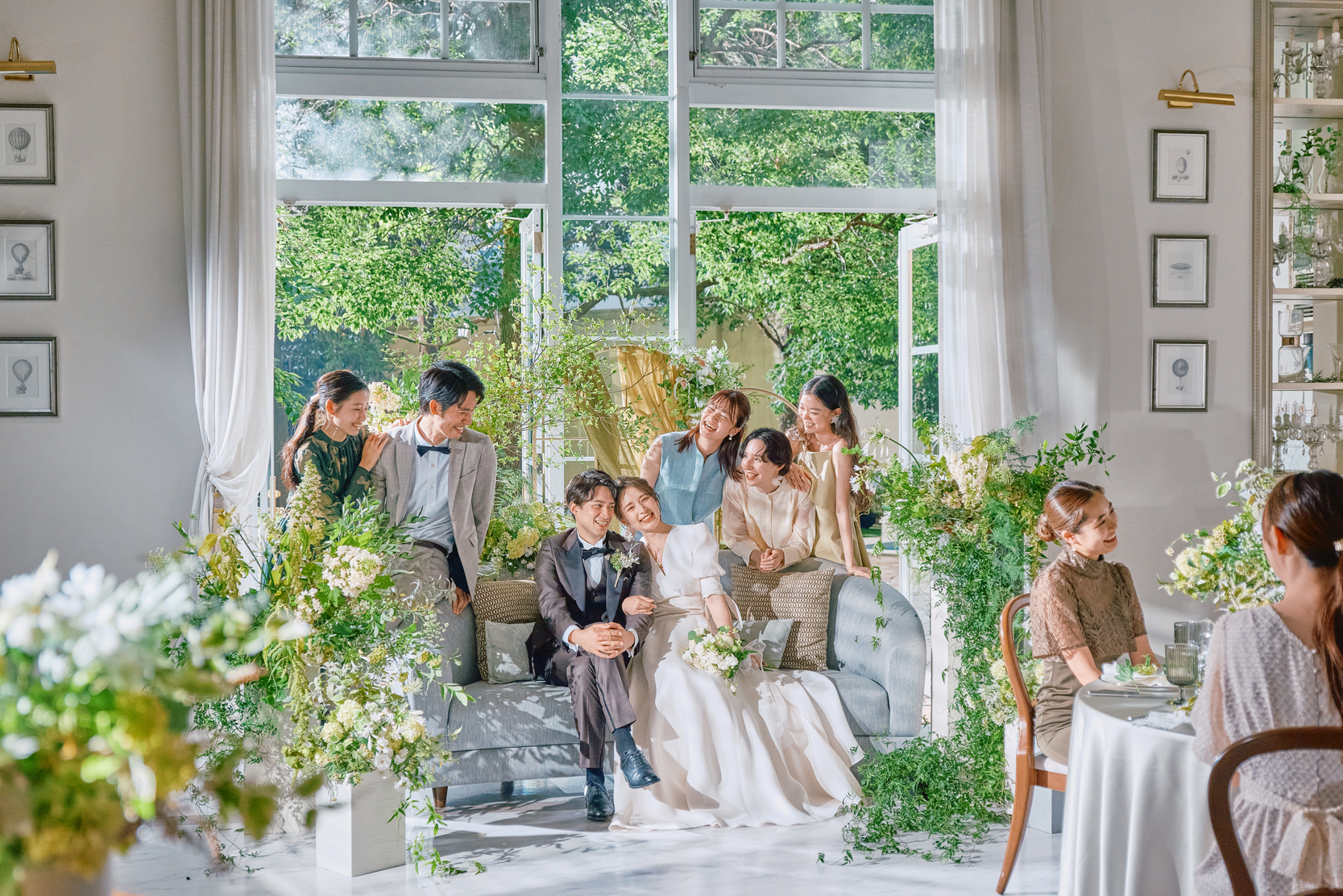 どこを切り取っても絵になるフォトジェニックなパーティスペース